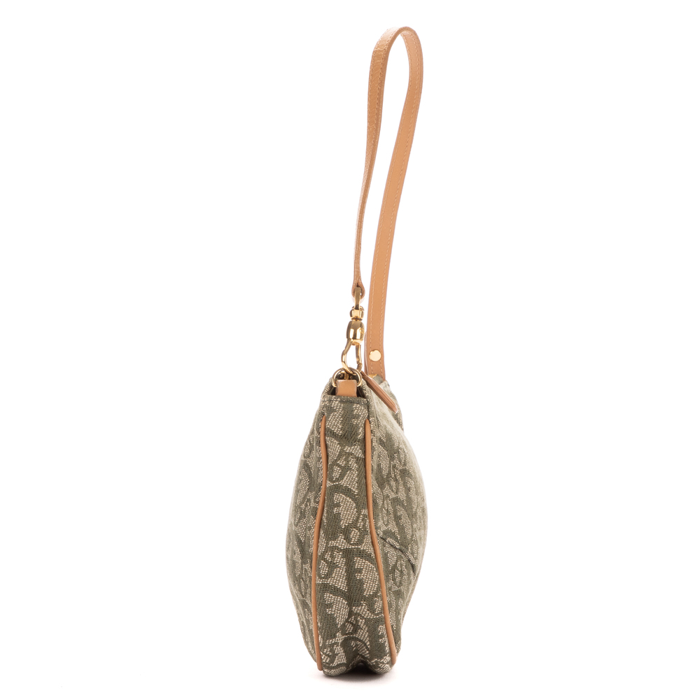 Dior Saddle in Khaki Monogram canvas - Picture 4 of 8